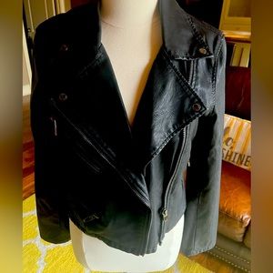 Blank NYC Faux Leather Moto Jacket